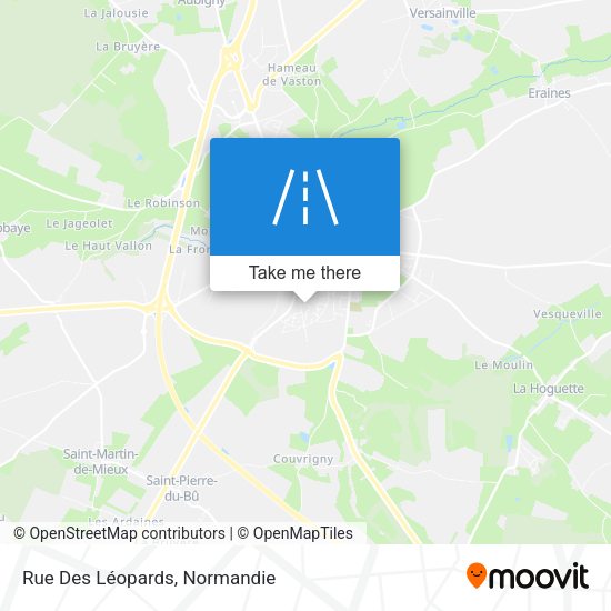 Rue Des Léopards map
