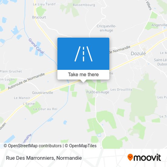 Rue Des Marronniers map