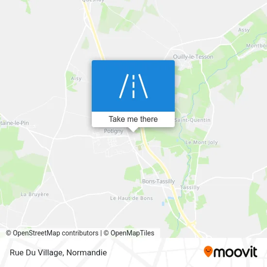Rue Du Village map