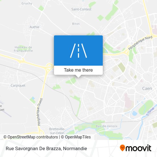 Rue Savorgnan De Brazza map