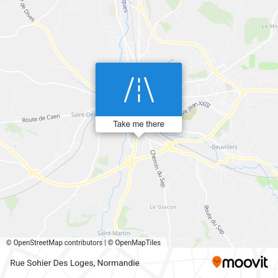 Rue Sohier Des Loges map