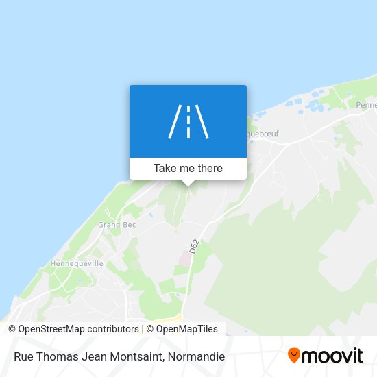 Rue Thomas Jean Montsaint map