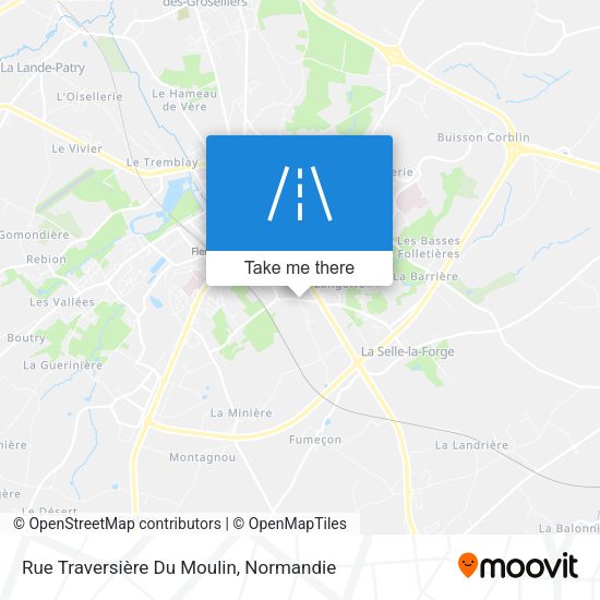 Rue Traversière Du Moulin map