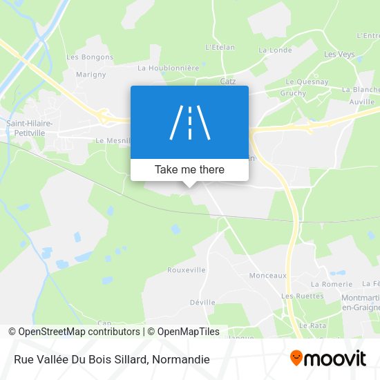 Rue Vallée Du Bois Sillard map