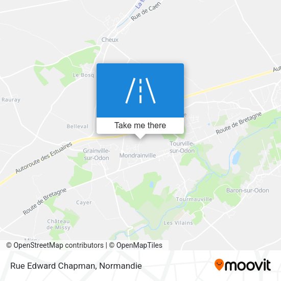 Rue Edward Chapman map