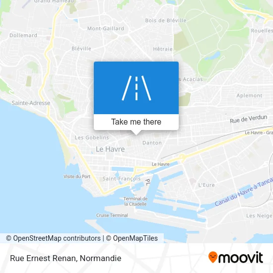 Rue Ernest Renan map