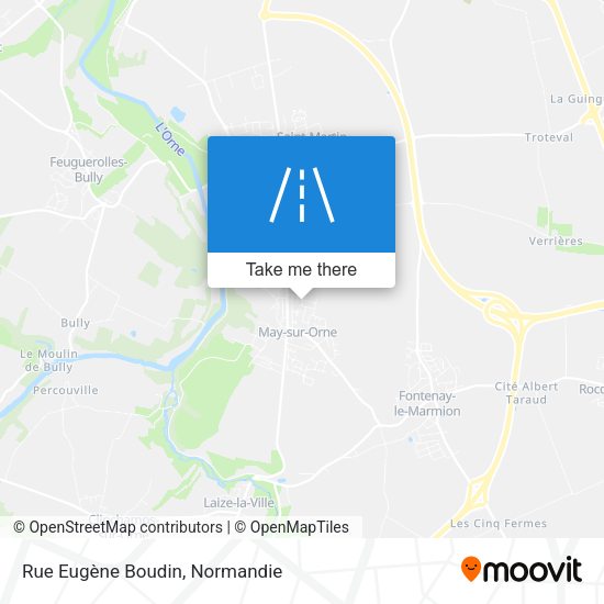 Rue Eugène Boudin map