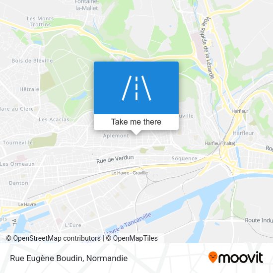 Rue Eugène Boudin map