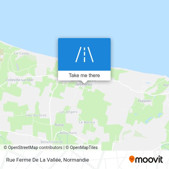 Rue Ferme De La Vallée map