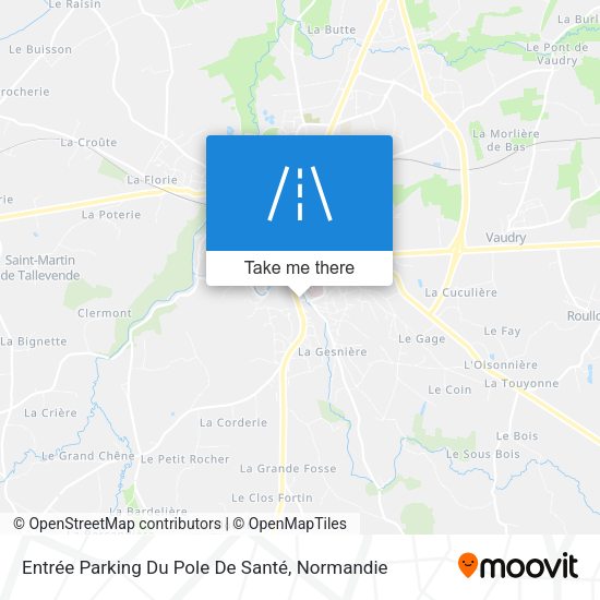Entrée Parking Du Pole De Santé map