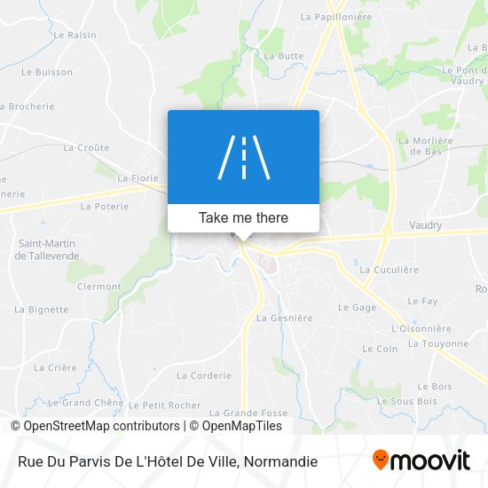 Rue Du Parvis De L'Hôtel De Ville map