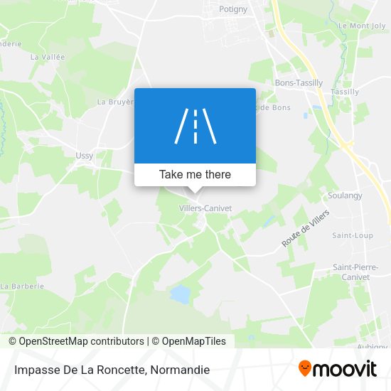 Impasse De La Roncette map