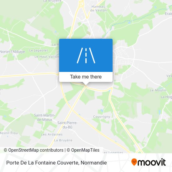 Porte De La Fontaine Couverte map