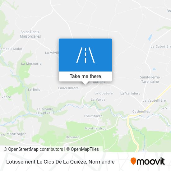 Lotissement Le Clos De La Quièze map