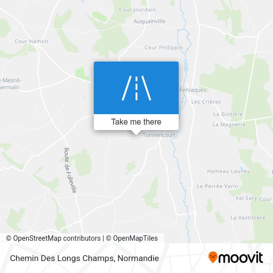 Chemin Des Longs Champs map