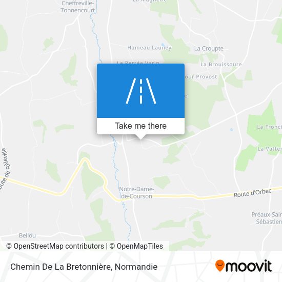Chemin De La Bretonnière map