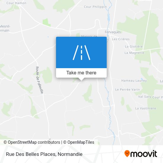 Rue Des Belles Places map