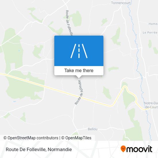 Route De Folleville map