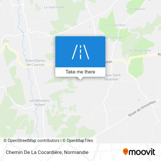 Chemin De La Cocardière map