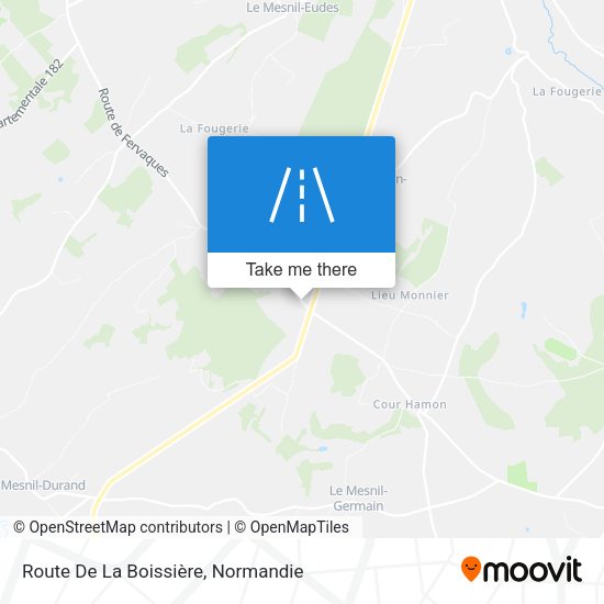 Route De La Boissière map