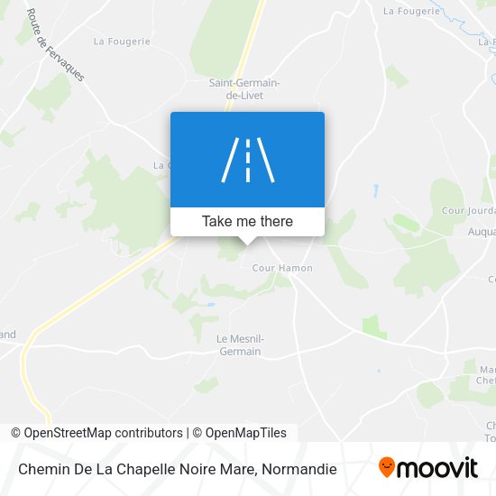Chemin De La Chapelle Noire Mare map