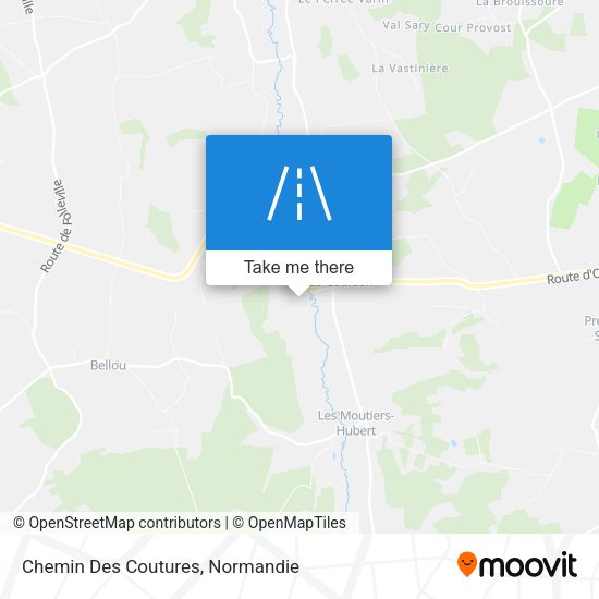 Chemin Des Coutures map