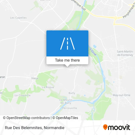 Rue Des Belemnites map