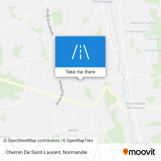 Chemin De Saint-Laurent map