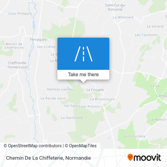 Chemin De La Chiffeterie map