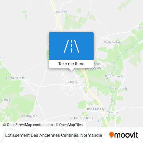 Lotissement Des Anciennes Cantines map