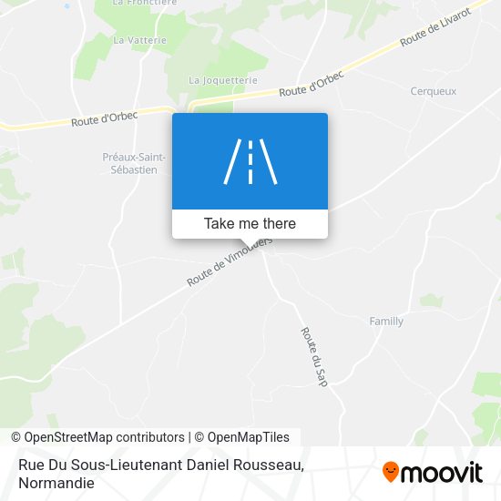 Rue Du Sous-Lieutenant Daniel Rousseau map