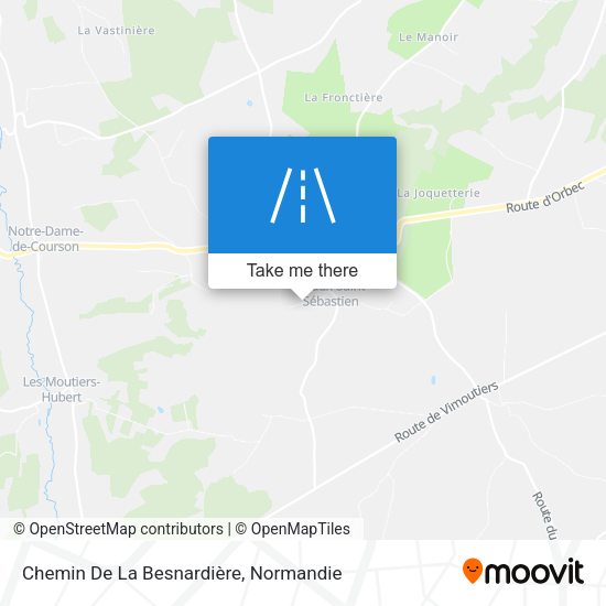 Chemin De La Besnardière map