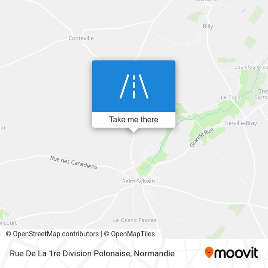 Rue De La 1re Division Polonaise map