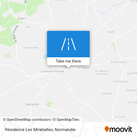 Résidence Les Mirabelles map