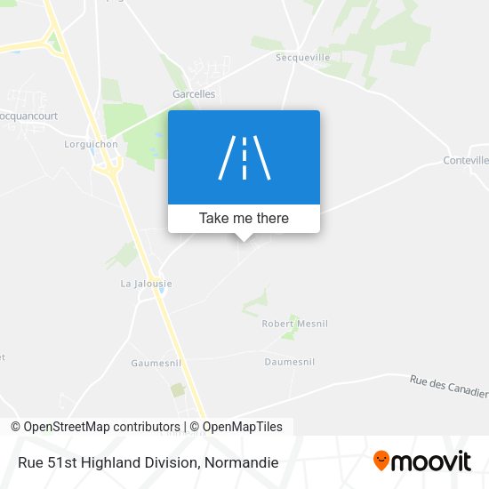 Rue 51st Highland Division map