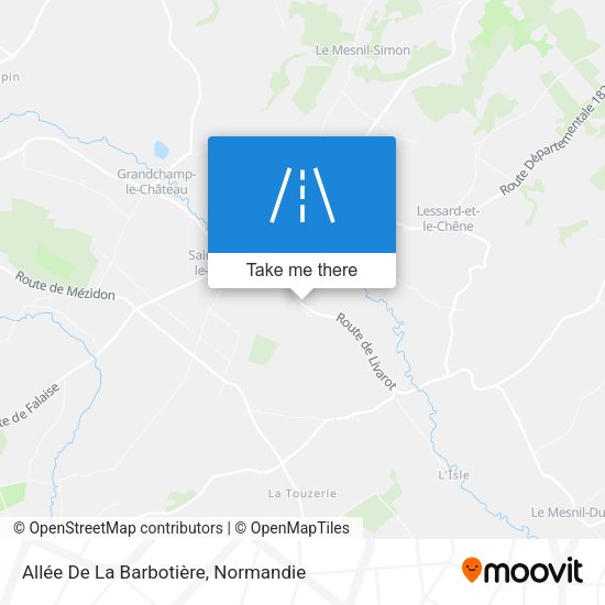 Allée De La Barbotière map