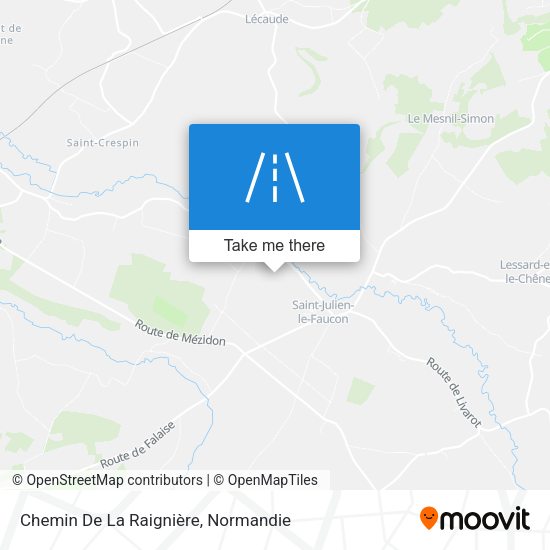 Chemin De La Raignière map