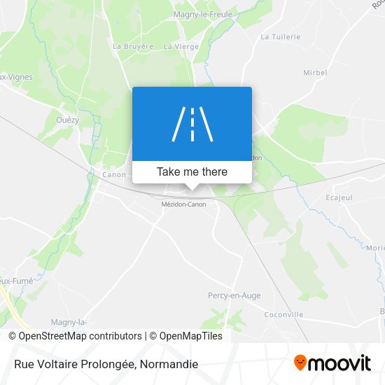 Rue Voltaire Prolongée map