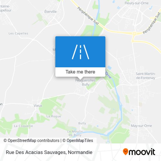 Rue Des Acacias Sauvages map