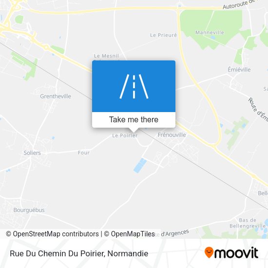 Rue Du Chemin Du Poirier map