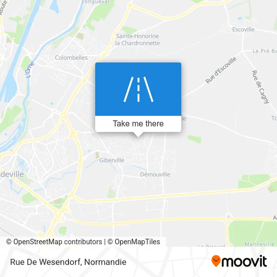 Rue De Wesendorf map