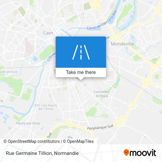Rue Germaine Tillion map