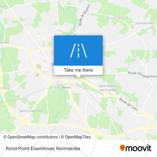 Rond-Point Eisenhover map