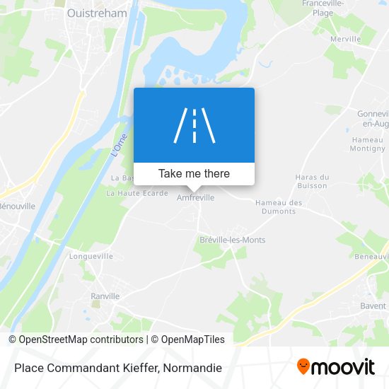 Place Commandant Kieffer map