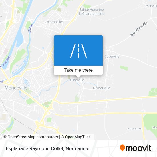 Esplanade Raymond Collet map