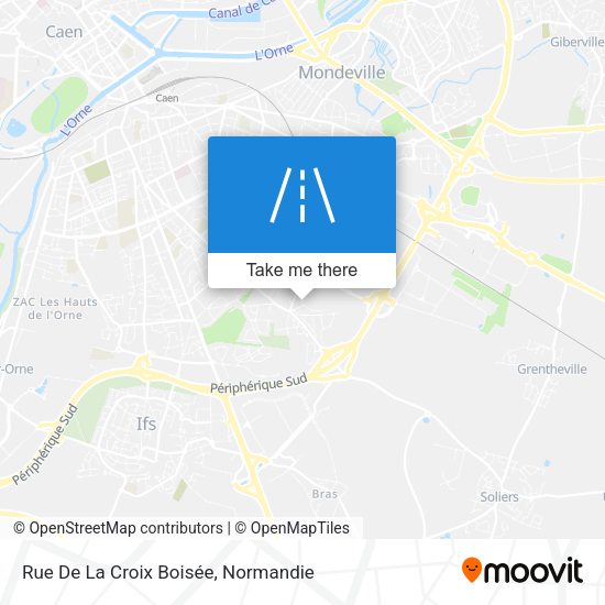 Rue De La Croix Boisée map