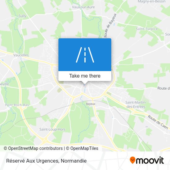 Réservé Aux Urgences map