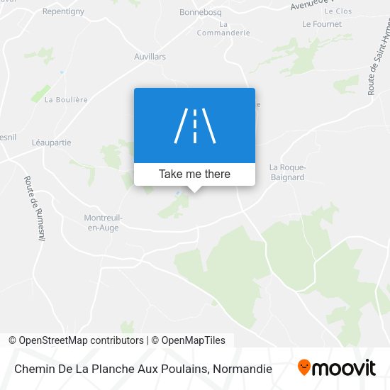 Chemin De La Planche Aux Poulains map