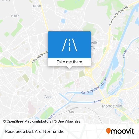 Résidence De L'Arc map