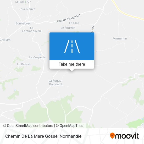 Chemin De La Mare Gossé map